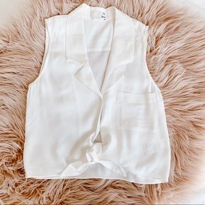 wilfred free | tie front blouse